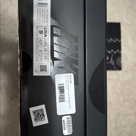 Nike Travis Scott “Black Phantom“ size 9 - Picture 9 of 12